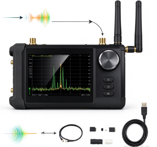SA5 – przenośny, wielofunkcyjn – Signal Generator Spectrum Analyzer recenzja i cena